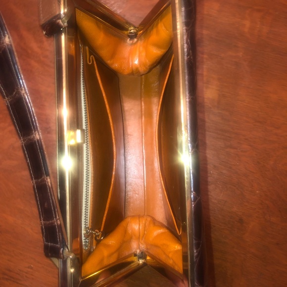 Authentic Alligator Bag Vintage Antique Escort EUC - Picture 6 of 8